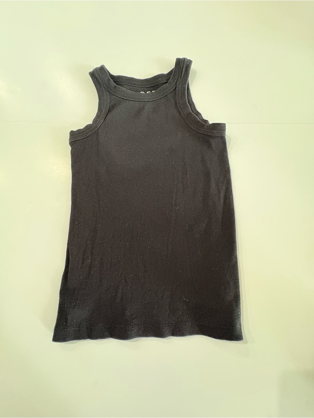 LOFT Black Ribbed Womens Tank Top XS